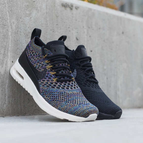 nike air max thea ultra flyknit black